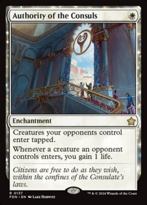 MTG Magic the Gathering Authority of the Consuls (137/789) Foundations NM - Picture 1 of 1