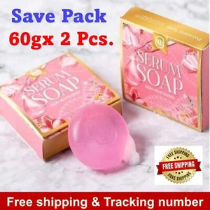 2x NB SERUM SOAP Reduce Acne Freckle Dark Spots Brighten Smooth Clear Face 60g - Picture 1 of 13