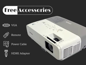Proyector 3LCD de 2600 lúmenes para hogar, oficina, aula o salas de conferencias HD - Imagen 1 de 12