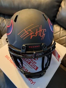 JJ WATT Autographed Authentic Helmet,Red Signature.Eclipse Speed,JSA Authentic - Picture 1 of 3