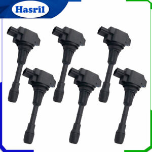 6X Ignition Coil 22448-EY00A For Infiniti FX37 EX37 2013 M37 G37 08-13 M56 370Z