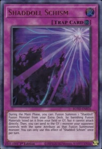 YuGiOh Rise of the Duelist 1st Edition Shaddoll Schism Ultra Rare ROTD-EN076 - Picture 1 of 1