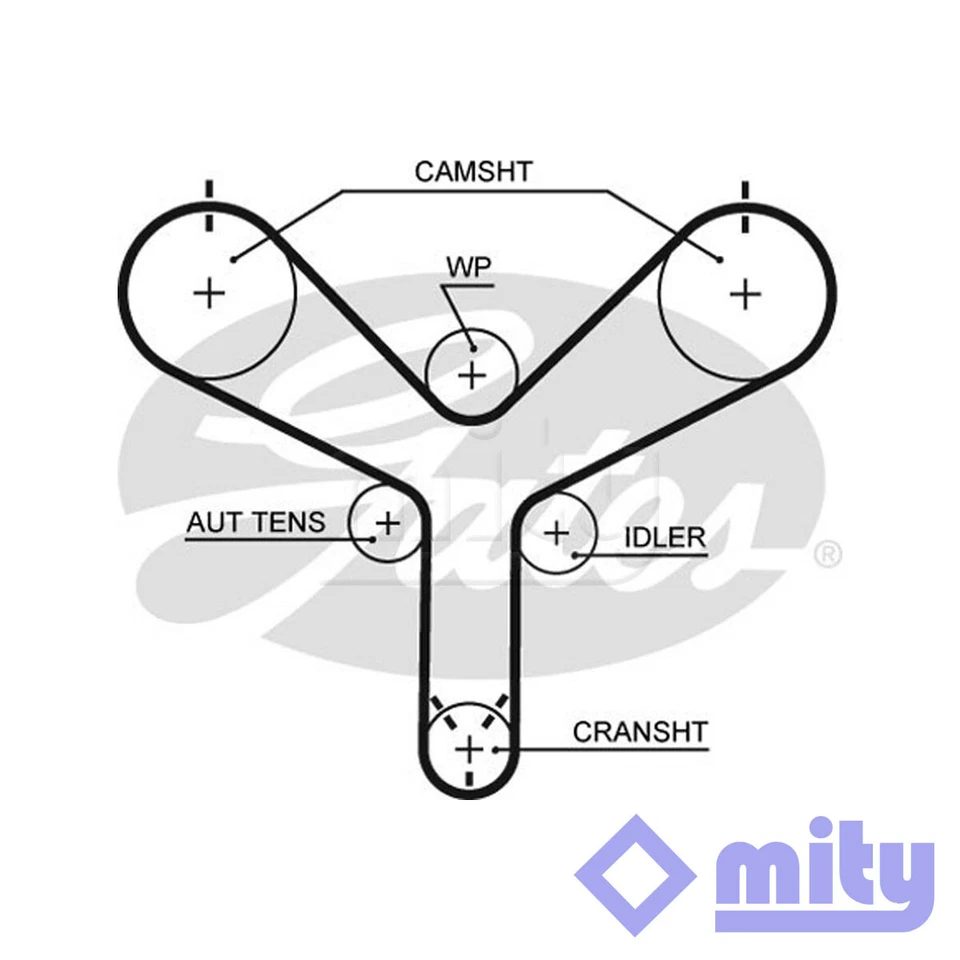 Fits Toyota Land Cruiser Amazon Lexus LS SC 4.0 4.3 4.7 Timing Cam Belt Mity - Image 1 of 1