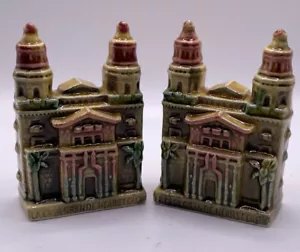 Vintage Salt & Pepper Shakers La Casa Grande Hearst Castle New With Box - Picture 1 of 4