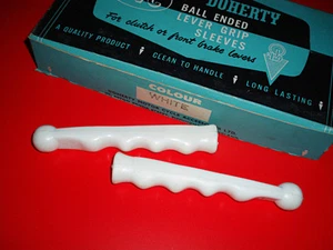 DOHERTY • NOS Lever Covers Set AJS BSA Triumph Norton Vespa Harley Brake Clutch - Picture 1 of 1