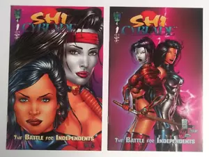 Shi Cyblade #1 & #1 Variant Battle for Independents Comic Lot 1995 NM (2 Books) - Picture 1 of 5