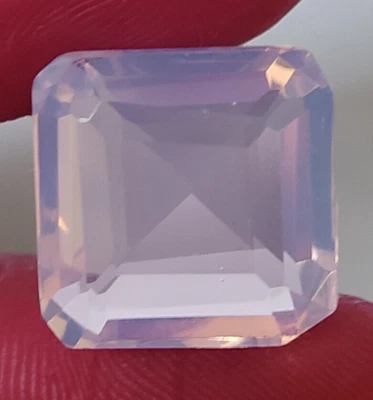 11.70 Ct. AAA+ Pink Opal Australian Square Cut Loose Gemstone @Best Price - Image 1 of 4