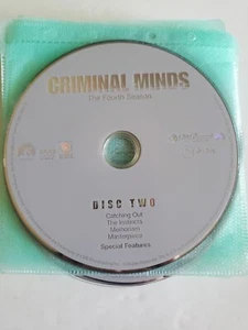 Criminal Minds The Fourth Season 7 Disc Only Loose DVD TV Series Paramount - Picture 1 of 14