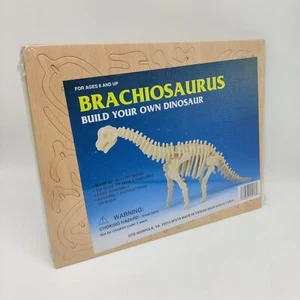 Build Your Own Brachiosaurus Dinosaur Wood Wooden Model Building Kit - Picture 1 of 2