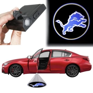 NFL Detroit Lions Car Door Light Accessory Fan Shop New - Picture 1 of 4