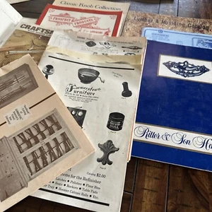 LOT 10+ Vintage 1970's-90's Woodworking Hardware Parts Catalogs Ephemera - Picture 1 of 14