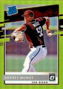 Andrés Munoz 2020 novato verde lima con clasificación óptica SP #82 - Imagen 1 de 2