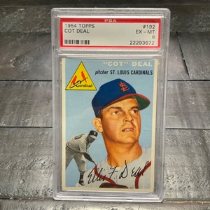 1954 Topps Cot Deal #192 *Cardinals* PSA 6 EX-MT