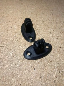 91'-95' Toyota mr2 sw20 | 2 Go Pro Mount Sun Visor Delete Bracket Plate  - Picture 1 of 6