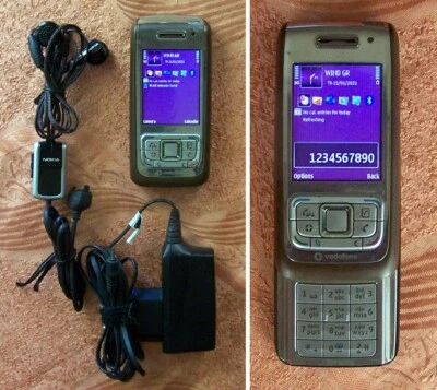 Original Nokia E65 Flip mobile phone Made in Finland -ΝΟ V70 V80 n90 n e e66 –  - Image 1 of 4