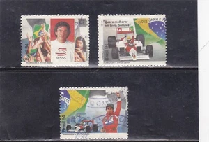 BRAZIL ARYTON SENNA STAMPS - Picture 1 of 1