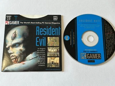 Vintage PC Gamer Demo 1997 Disk 3.9 Resident Evil - Best Selling Games plus - Image 1 of 2