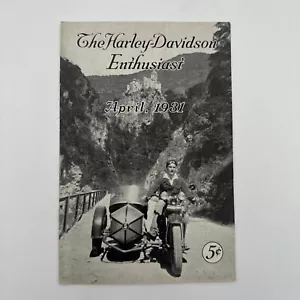 The Harley Davidson Enthusiast Magazine aprile 1931 - Originale - Foto 1 di 10