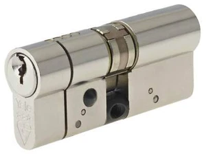 Yale AS Platinum Series 3* Euro Profile Nickel Cylinder Door Lock 95mm 45/10/40 - Picture 1 of 1
