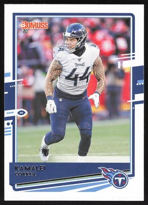 2020 Donruss #249 Kamalei Correa Tennessee Titans - Image 1 of 2