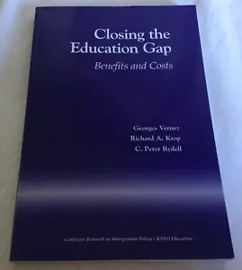 Closing the Education Gap: Benefits & Costs 1999 Rand PB - Picture 1 of 6