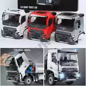 Simulation Open-Door Cockpit Car Shell Set 1:14 For Tamiya DOUBLE E HOBBY Truck - Picture 1 of 22