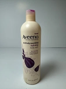 AVEENO POSITIVELY NOURISHING HYDRATING BODY WASH FIG + SHEA BUTTER 16 OZ - Picture 1 of 2