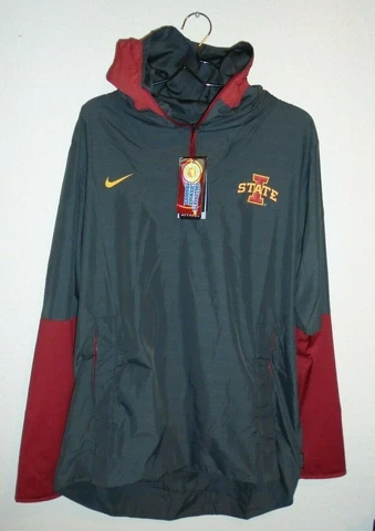 NWT Nike On-Field Iowa State Men's Size Large  1/4 Zip Windbreaker  CQ5213-060 Cover