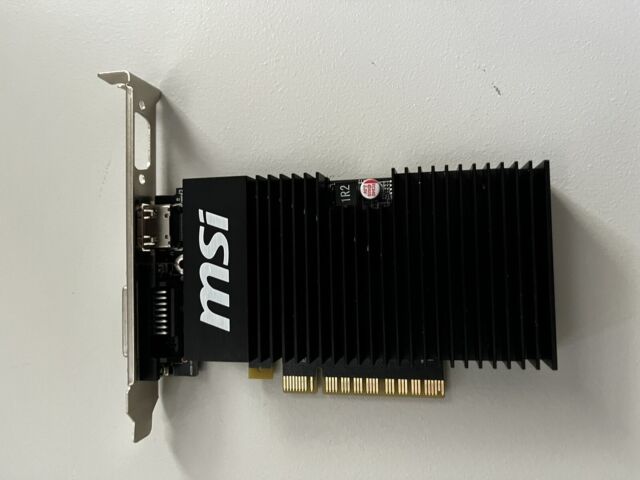 SILENT MSI GeForce GT 710 1GB GDDR3 Graphics Video Card GPU GT 710 1GD3H LP