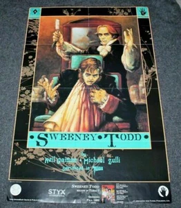 Póster promocional Sweeney Todd TABÚ 1992 Neil Gaiman Alan Moore Araña Bebé Tundra - Imagen 1 de 4