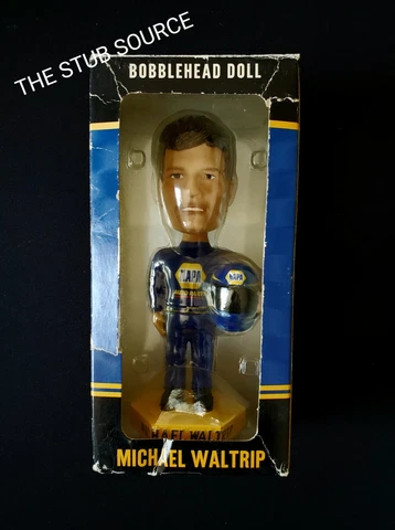 Michael Waltrip NASCAR Limited Edition Collectible Bobblehead NAPA 2003 NIB Cover