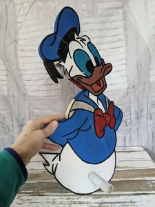 Vintage wooden Donald duck coat rack hanging toy - Picture 1 of 6