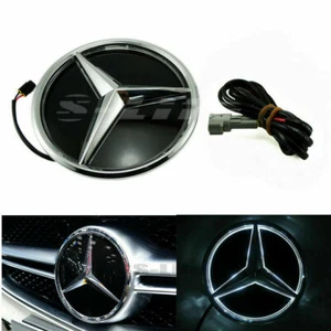Espejo retrovisor parrilla delantera estrella LED blanco emblemas iluminados Mercedes Benz 2011-2017 - Imagen 1 de 9