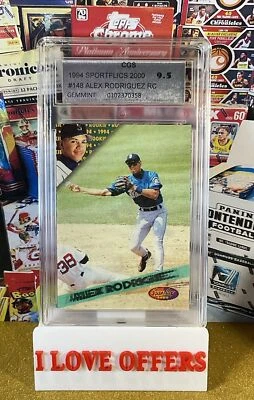 1994 SPORTFLICS 2000 ALEX RODRIGUEZ ROOKIE / TRADED CGS 9.5 GEM MINT STORE READ - Image 1 of 4