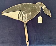 Vintage Hunting Decoy, Pacific Black Brant Silhouette Stick-Up David Hagerbaumer