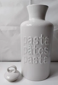Large Ceramic Italian Pasta Jar With Lid (40cm) Tall Spaghetti/Pasta Container - Picture 1 of 5