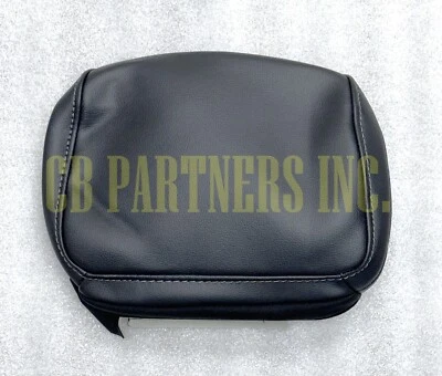 2021 2022 2023 FORD F150 FRONT BLACK LEATHER HEADREST COVER/SUPER DUTY 2023 2024 - Image 1 of 4