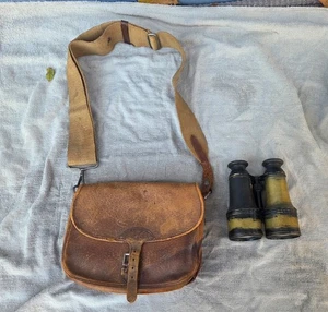 Gafas de campo antiguas CHEVALIER OPTICIEN PARIS con estuche raro ciervo en relieve como están - Imagen 1 de 24