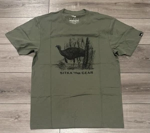 Sitka Gear Spotted Tee Turkey Green Medium - Picture 1 of 3