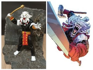 3.75" 1:18 Custom Action figure Battle Beast Invincible Marvel universe scale - Picture 1 of 9