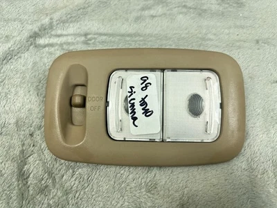 1998-2003 Toyota & Lexus Tan Overhead Rear Center Dome Roof Map Light OEM - Image 1 of 4