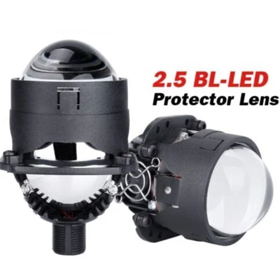 Bi Led Projector Lenses For H7 H4 9005 9006 Headlight Bulb LED Light 2.5 INCH - Image 1 of 4