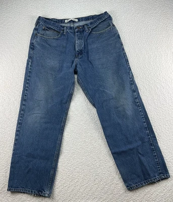 Lee Jeans Mens Size 36x30 Blue Medium Wash Relaxed Fit - Image 1 of 4