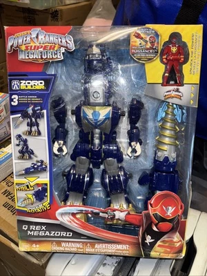 Power Rangers Super Megaforce Q Rex Megazord Bandai Zord Constructor Nuevo en Caja Auténtico Foto 1 de 4