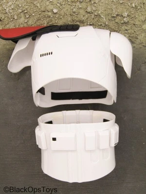 1/6 Scale Toy First Order Stormtrooper - White Chest Armor w/Red Shoulder Pad - Image 1 of 4