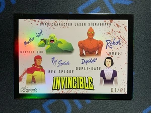 Robot cuádruple negro 1/1 Invincible #434 Monster Girl Rex Splode Dupli-Kate 2025 - Imagen 1 de 2