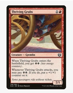 Thriving Grubs | Kaladesh KLD | MTG | Pauper Energy Aggro | +1/+1 Counters | LP - Picture 1 of 4