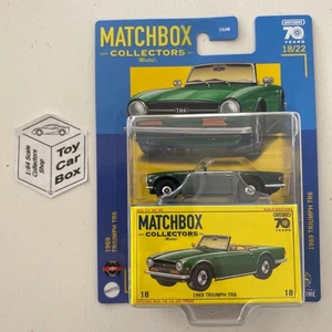 2023 MATCHBOX Collectors #18 - 1969 Triumph TR6 (Opening Hood - Green) G50 - Picture 1 of 1