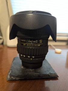 Tokina AT-X Pro 12-24mm F/4 SD IF DX ASPH Lens w/Hood For Nikon - Picture 1 of 8