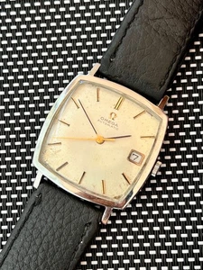 Omega Automatikuhr Cal 562 Herren 24J beige Zifferblatt Ref 162.025 zum restaurieren - Bild 1 von 12